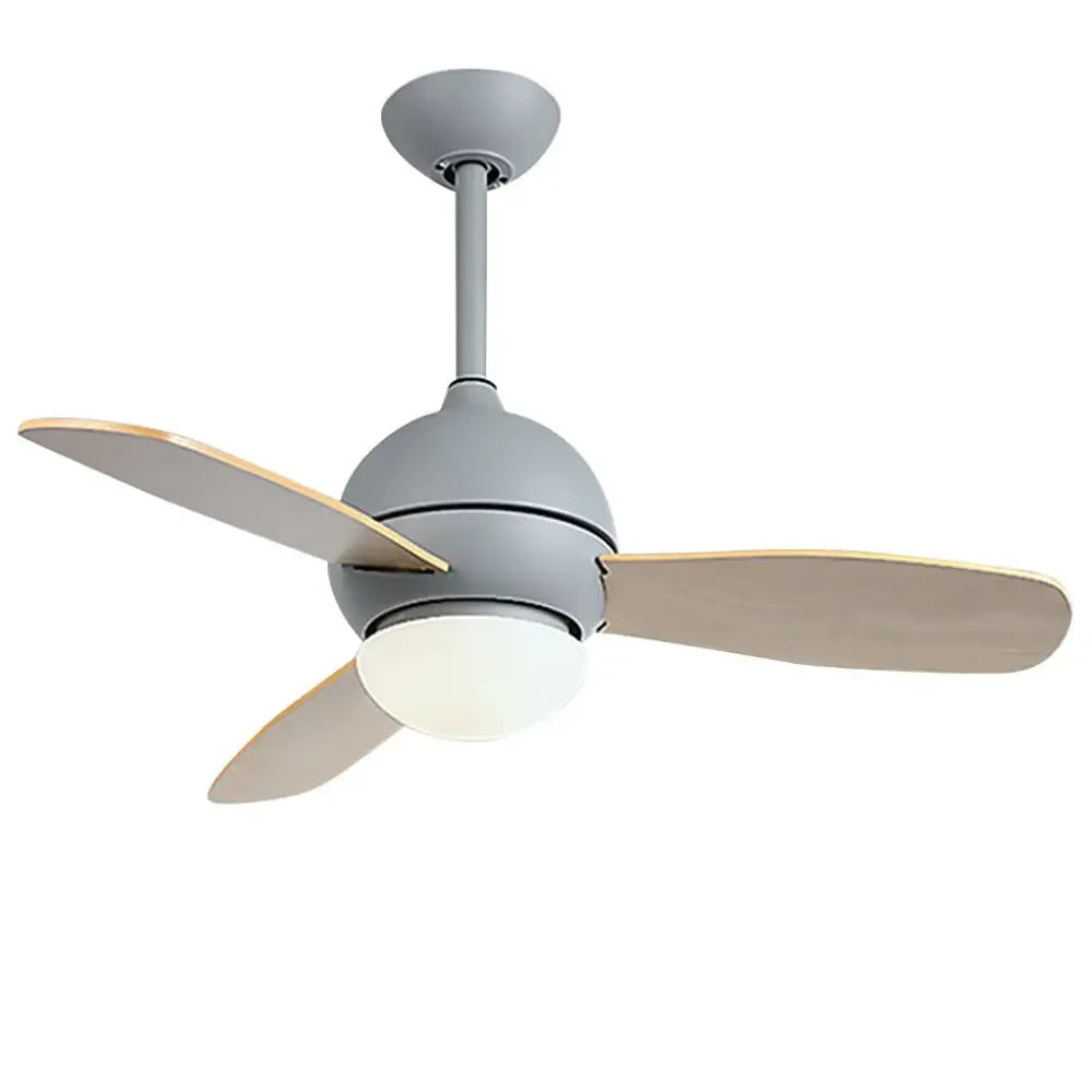 36’ Nordic Minimalist LED Ceiling Fan Light with Remote - Lighting > lights Fans