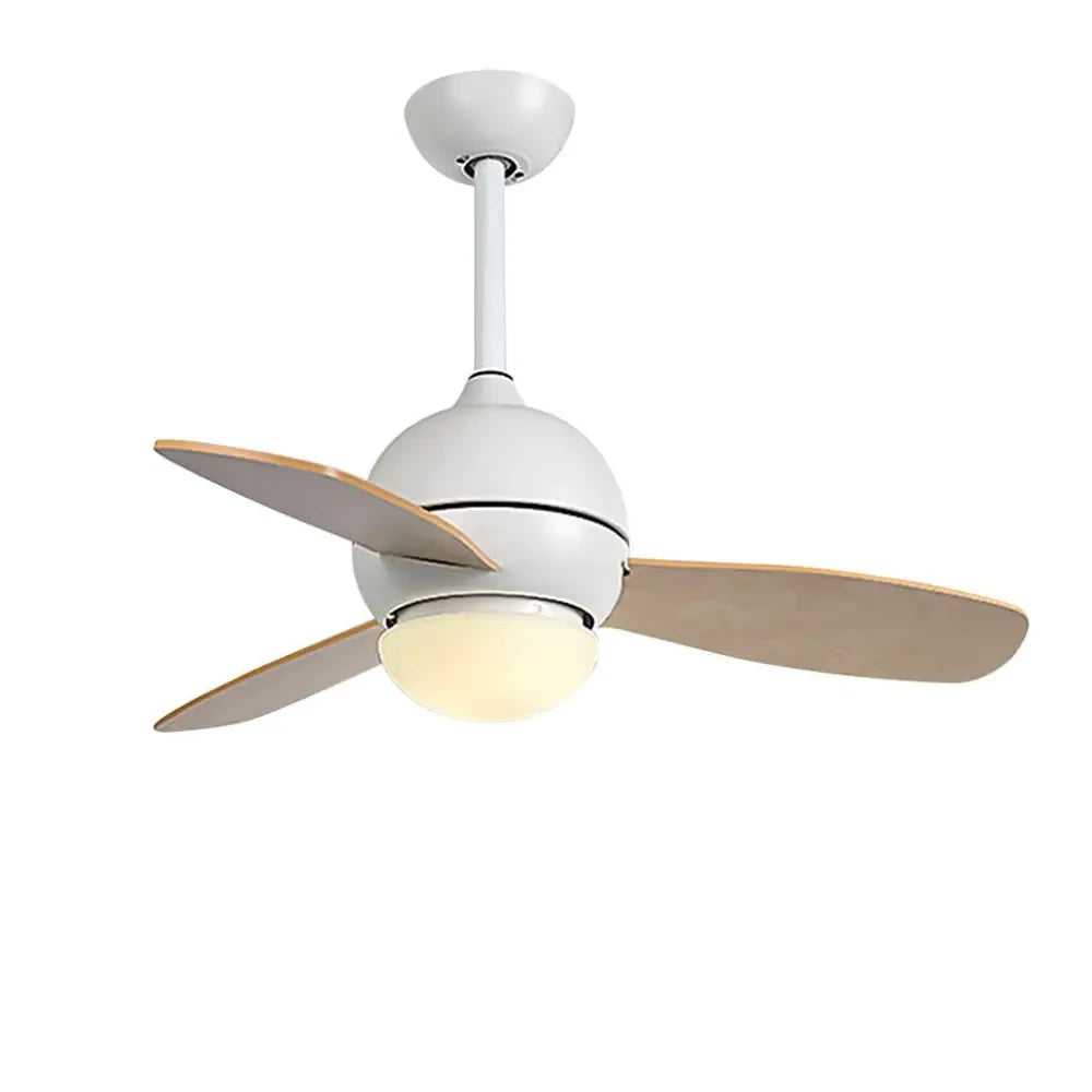 36’ Nordic Minimalist LED Ceiling Fan Light with Remote - Lighting > lights Fans