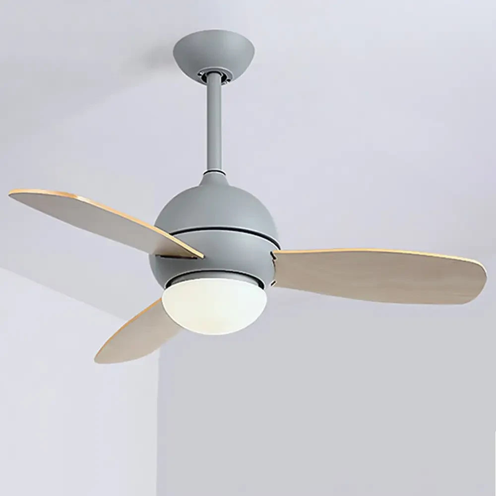 36’ Nordic Minimalist LED Ceiling Fan Light with Remote - Lighting > lights Fans