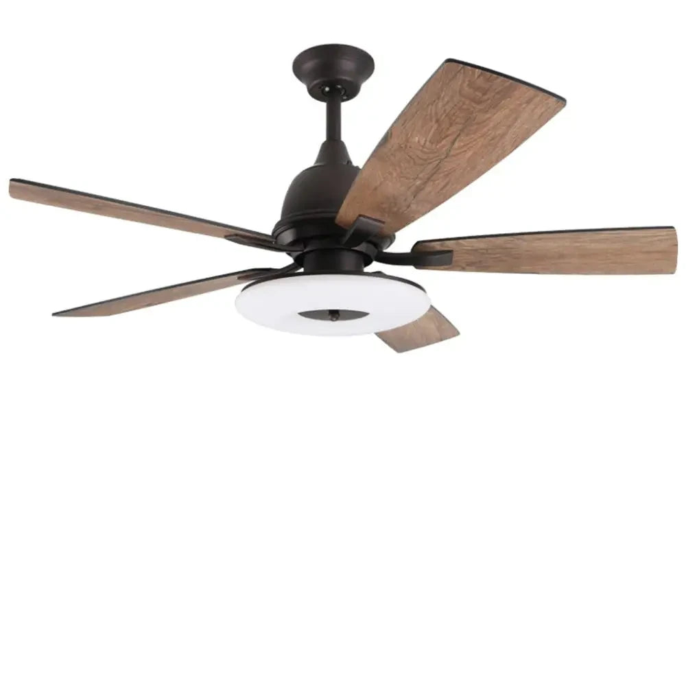 52 Inch LED Nordic Retro Ceiling Fan with Remote - Lighting > lights Fans
