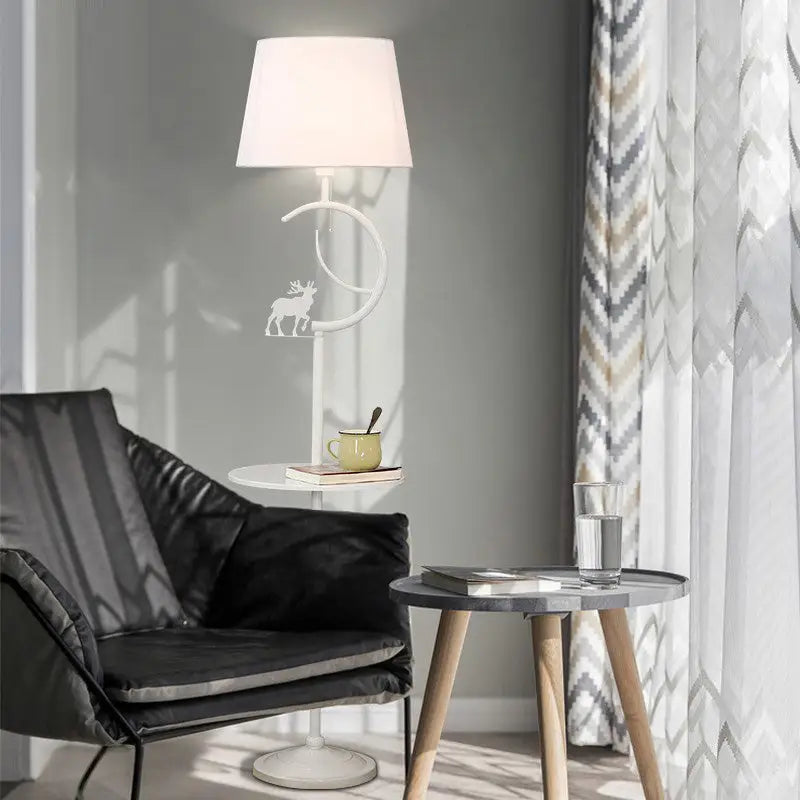 Creative American Style Floor Lamp with Deluxe Crystals - Lighting > Table & Lamps