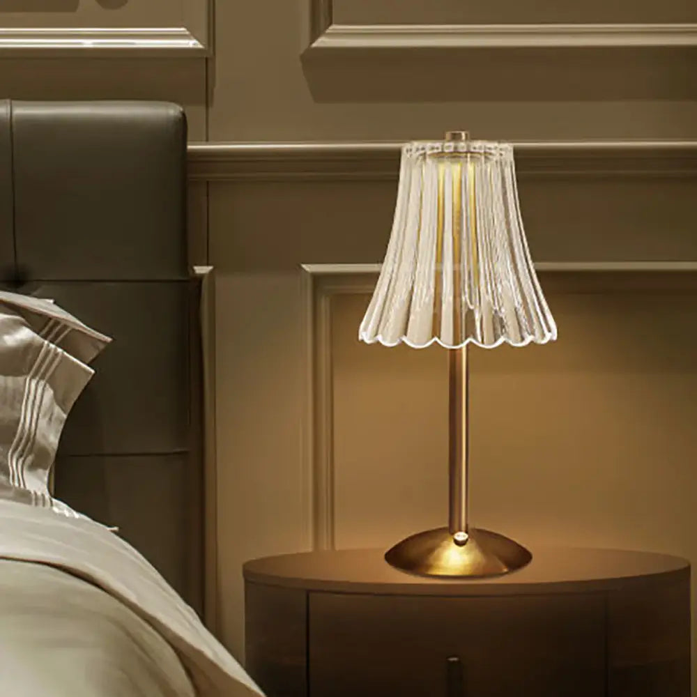 Crystal Retro Table Lamp with Dimming Modes - Lighting > & Floor Lamps lamps