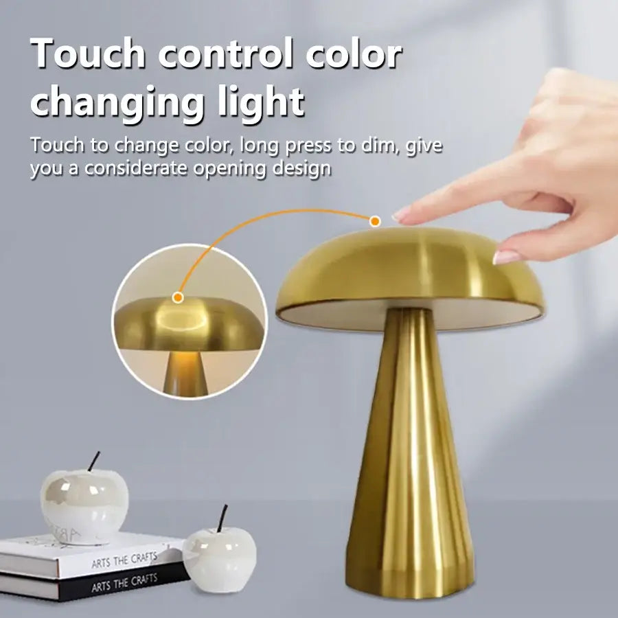Danish Mushroom Table Lamp - Touch Sensor LED - Lighting > & Floor Lamps lamps