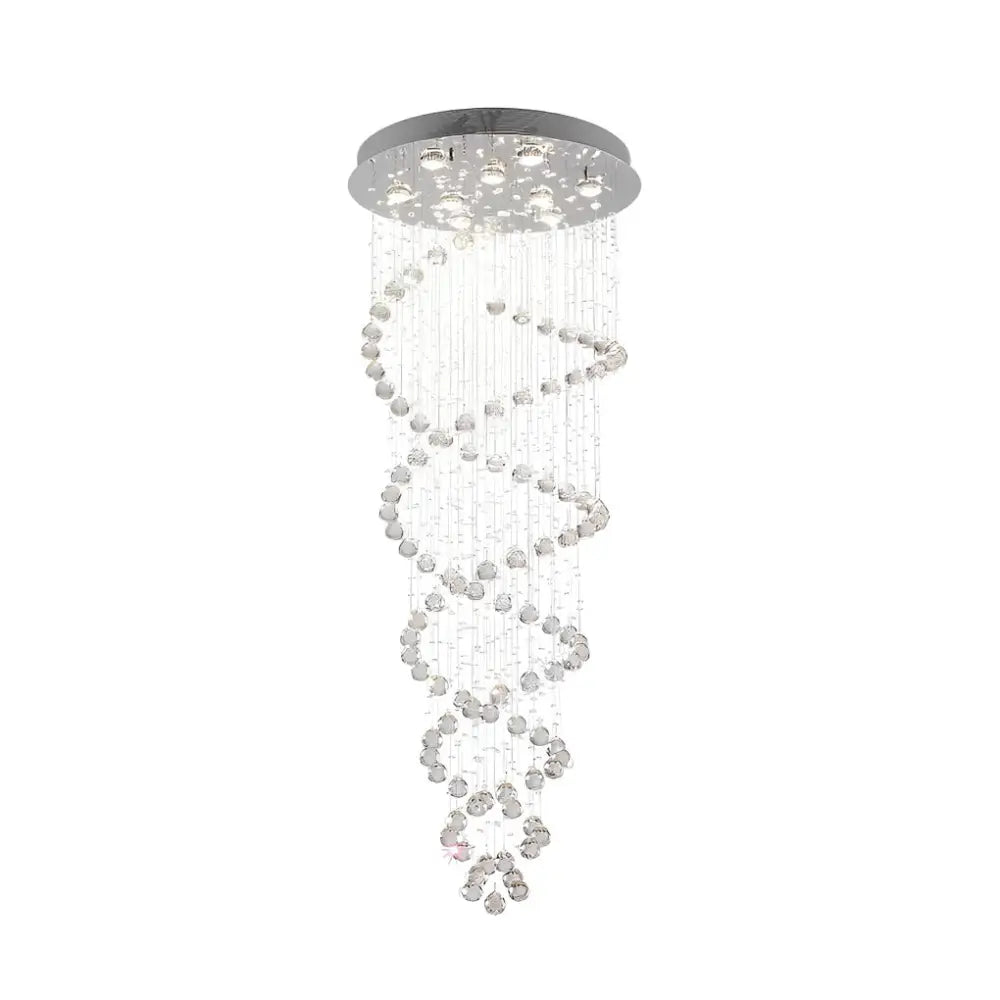 Double Spiral LED Modern Staircase Chandelier - Lighting > Ceiling lights Chandeliers