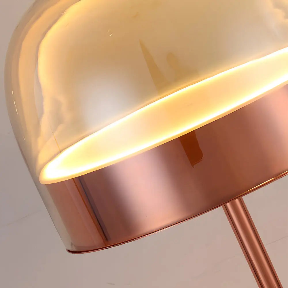 Equatore Glass Shade Table Lamp with Integrated LED - Lighting > & Floor Lamps Desk