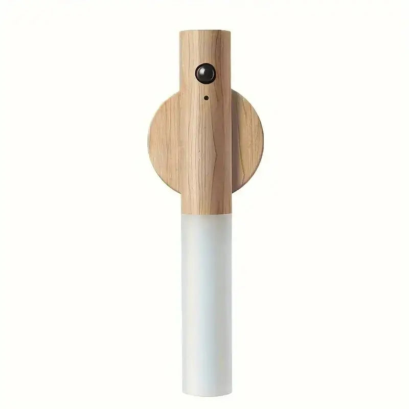 Intelligent Motion Sensor Rechargeable Night Light - Ash Wood - Home & Garden > Lighting