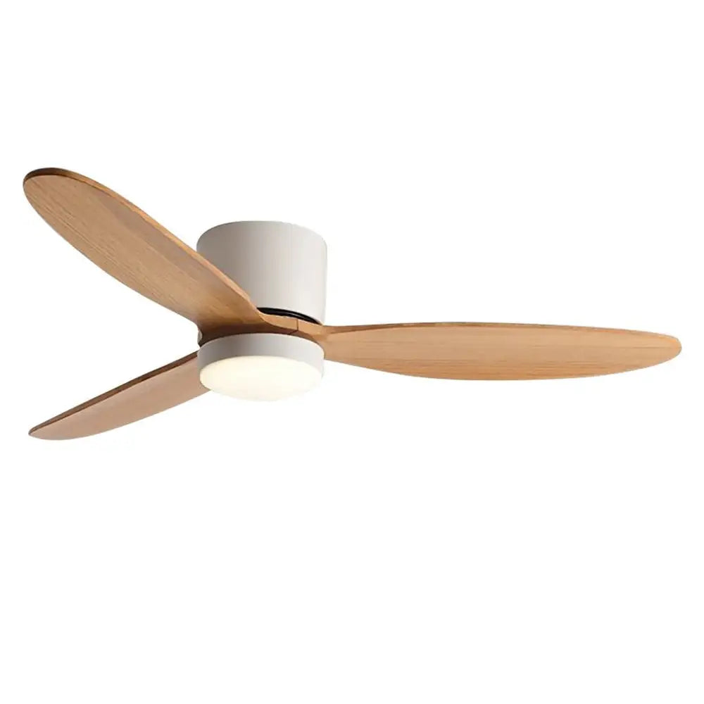 LED Nordic Flush Mount Ceiling Fan Light Chandelier - Lighting > lights Fans