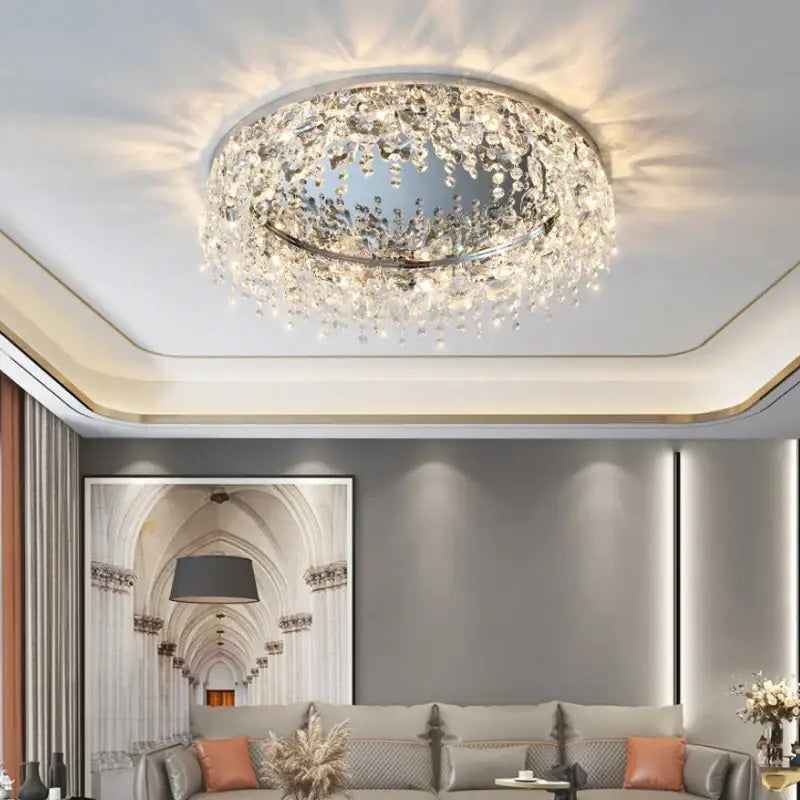 Luxury Ceiling Butterfly Crystal Chandelier for Living Bedroom