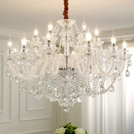 Luxury Crystal Candle Chandelier for Living Bedroom - Home & Garden > Lighting Fixtures