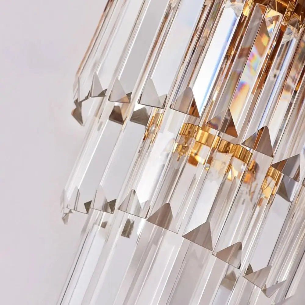Luxury Modern Crystal Wall Sconce for Bedside Living Bedroom - Sconces