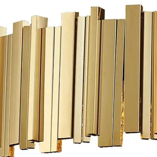 Luxury Modern Crystal Wall Sconce for Bedside Living Bedroom - Gold / NON dimm warm light
