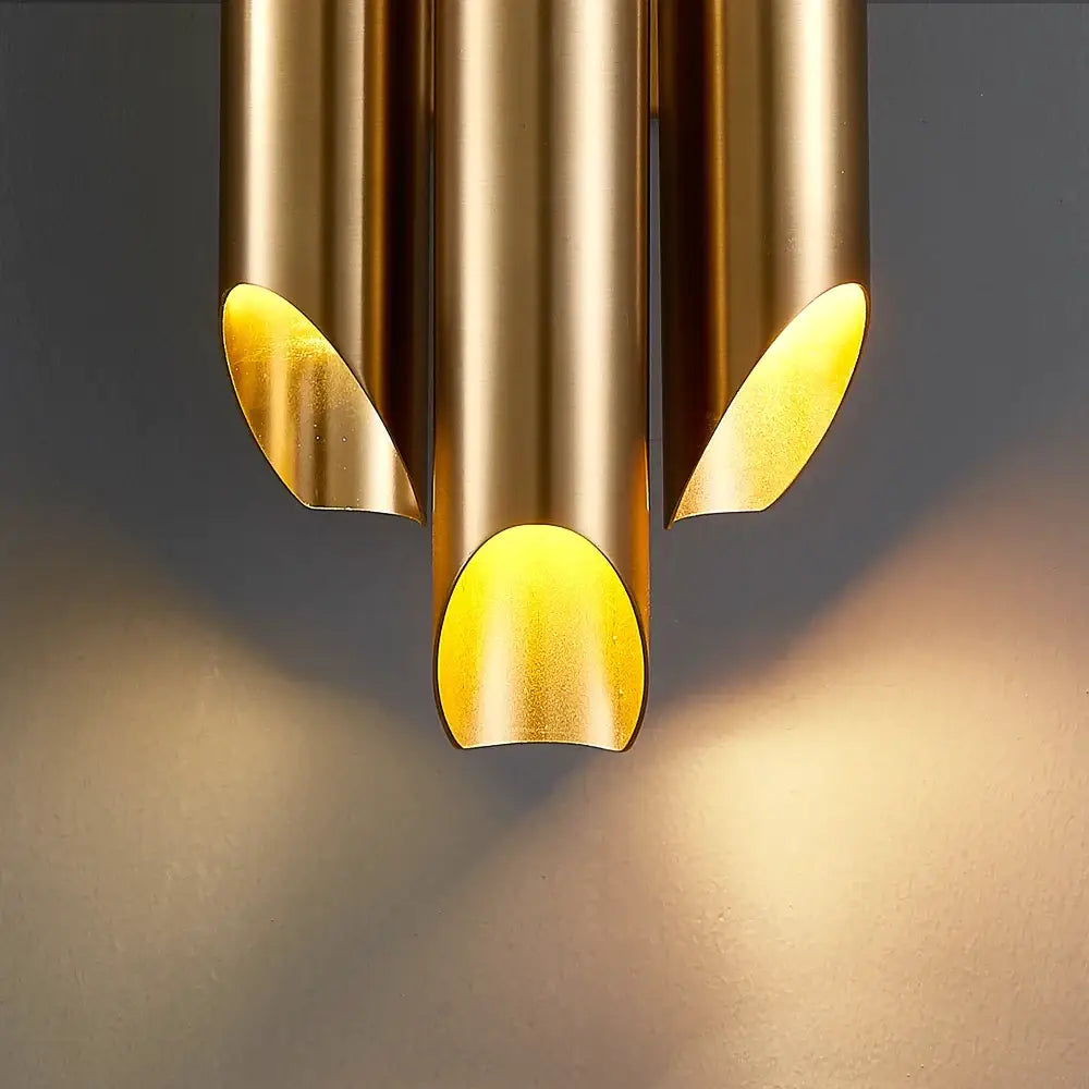 Modern Brushed Gold Wall Sconce for Bedside Bedroom Living - Home & Garden > Lighting