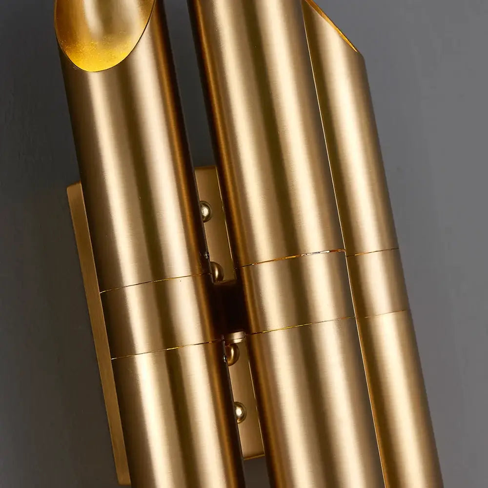 Modern Brushed Gold Wall Sconce for Bedside Bedroom Living - Home & Garden > Lighting