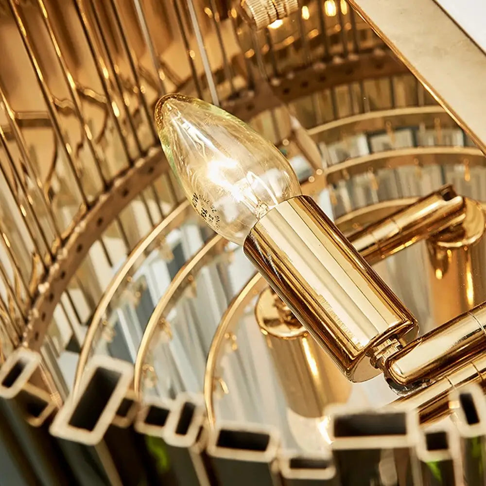 Modern Gold Crystal Wall Sconce for Bedside,Bedroom,Hallway - Sconces