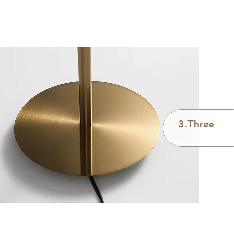 Modern Gold Glass Ball Floor Lamp for Living Bedroom - Lighting > Table & Lamps