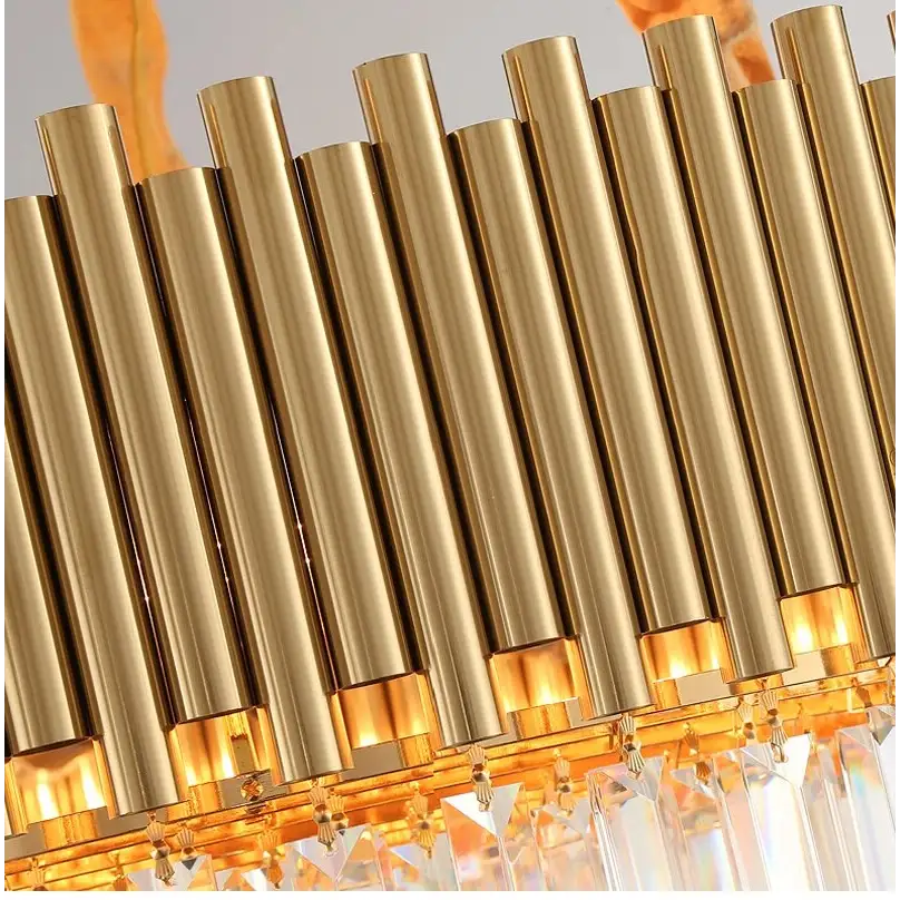 Modern Gold Hanging Chandelier for Living Dining kitchen