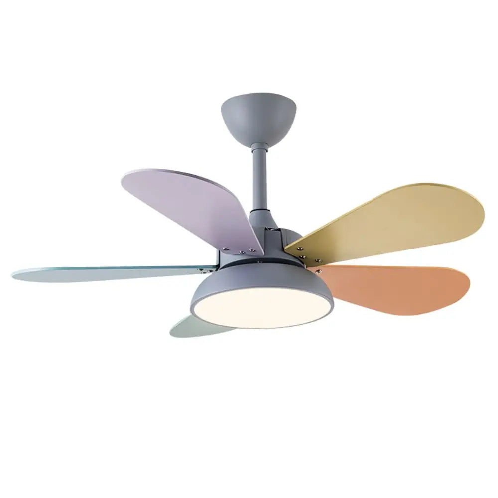 Nordic Cartoon Noiseless Kids Ceiling Fan with Lights - Lighting > Fans