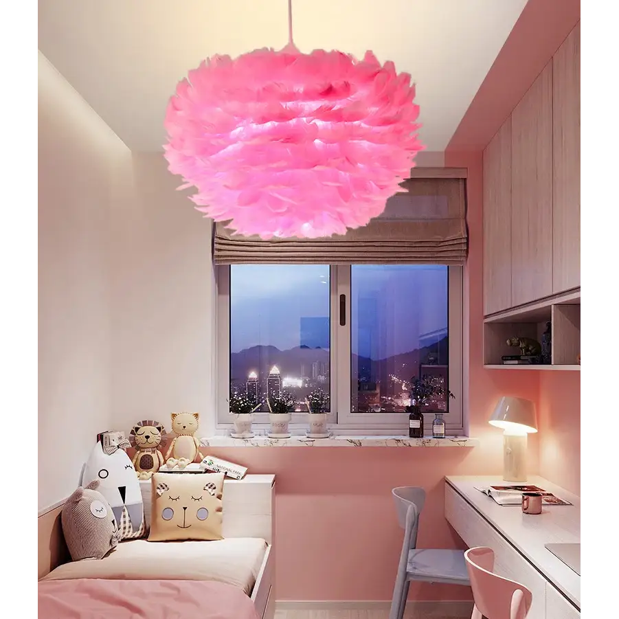 Nordic Feather Chandelier for Modern Interiors - Home & Garden > Lighting Fixtures