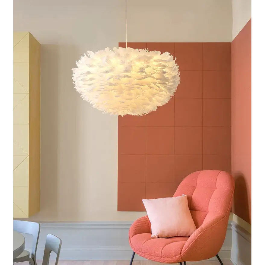 Nordic Feather Chandelier for Modern Interiors - Home & Garden > Lighting Fixtures