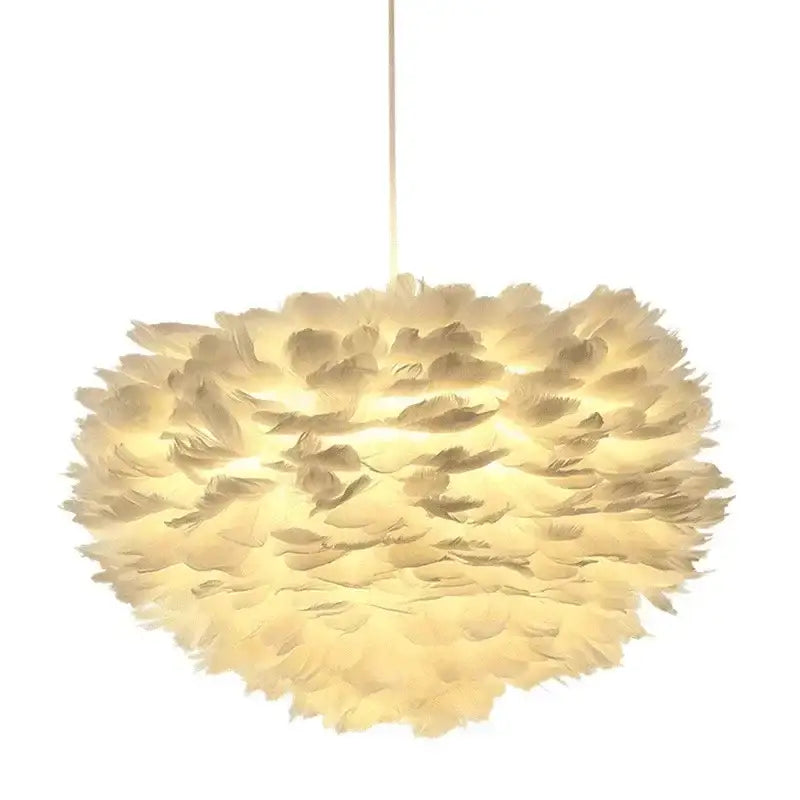 Nordic Feather Chandelier for Modern Interiors - Home & Garden > Lighting Fixtures