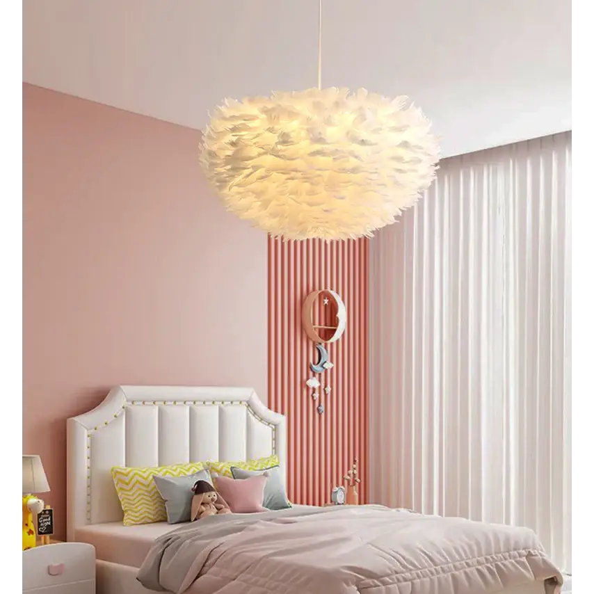 Nordic Feather Chandelier for Modern Interiors - Home & Garden > Lighting Fixtures