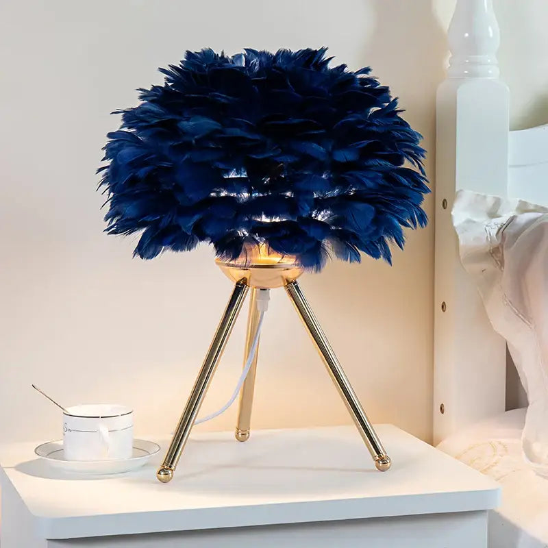 Nordic Feather Table Lamp - Romantic Modern Design - Lighting > & Floor Lamps lamps