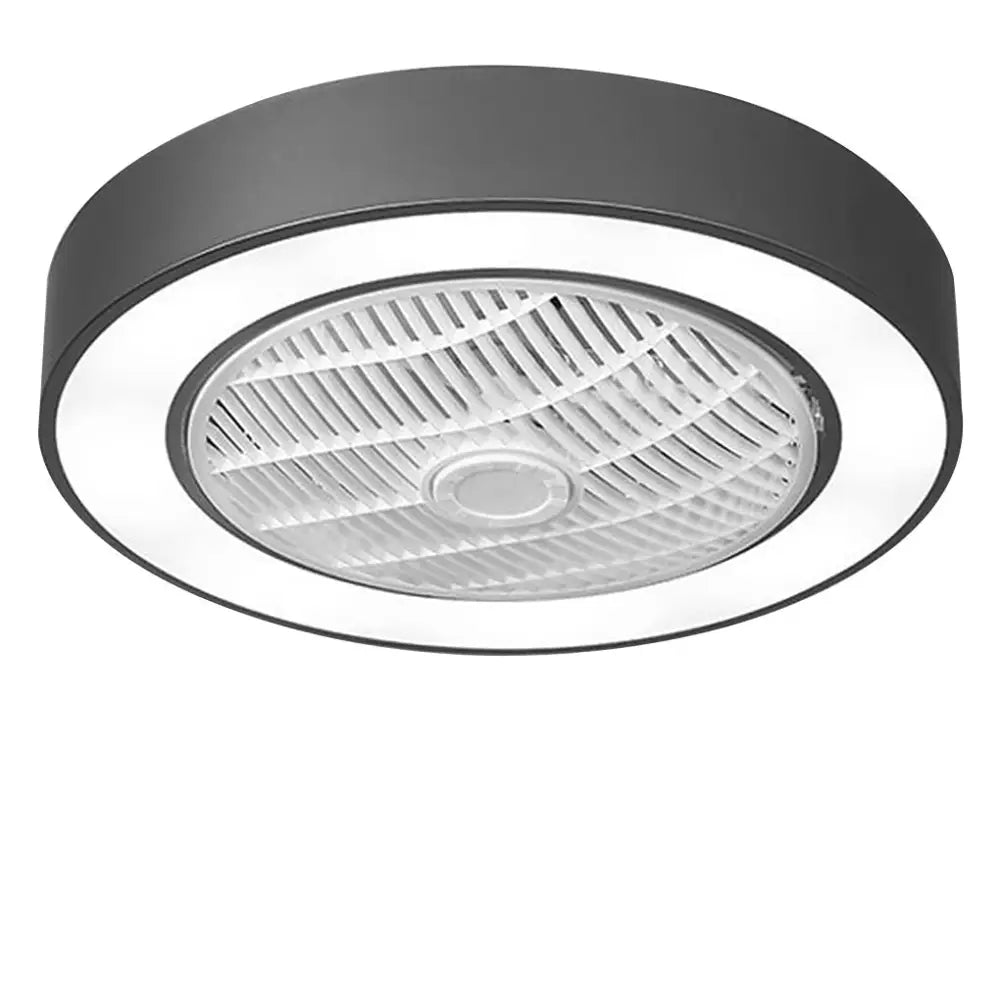 Nordic Round Bladeless Ceiling Fan Light - Lighting > lights Fans