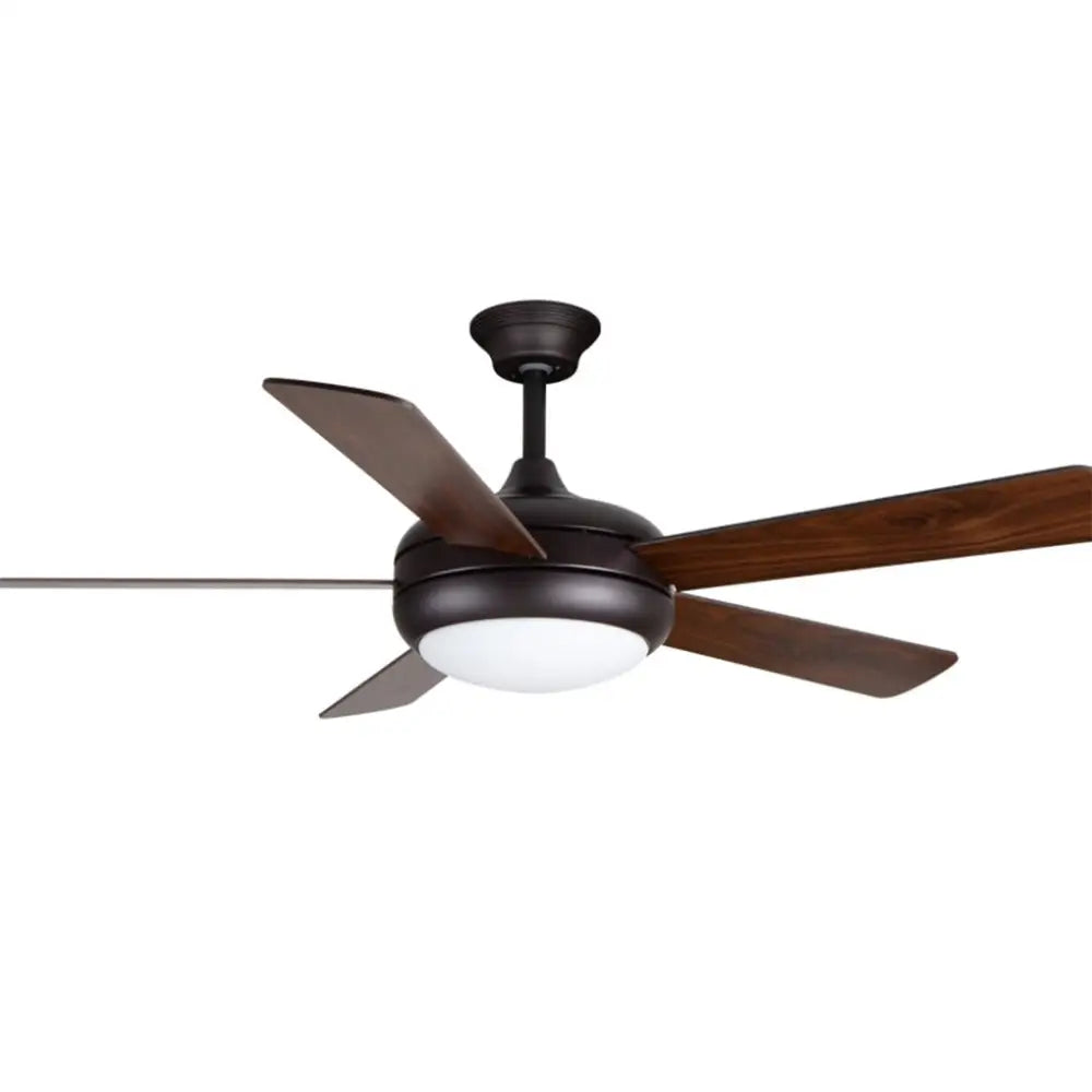 Retro Wood Fan Blade Ceiling with Lights - Lighting > Fans