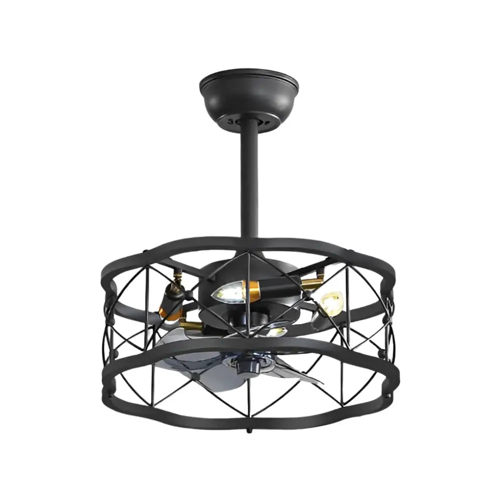 Rustic Bladeless Ceiling Fan with LED Light - Lighting > lights Fans