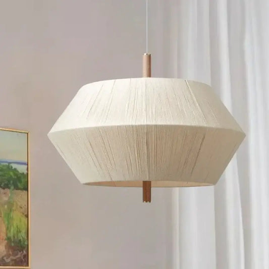 Wabi Sabi Hemp Rope Rattan Chandelier - Home & Garden > Lighting Fixtures Chandeliers