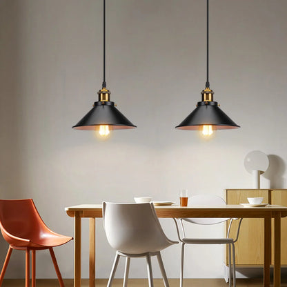 Vintage Industrial Pendant Light Retro Black Lamp 3WB1