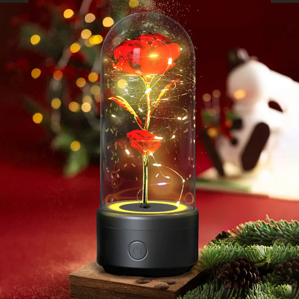 2-in-1 Rose LED Light & Bluetooth Speaker Gift - Lighting > Table Floor Lamps lamps