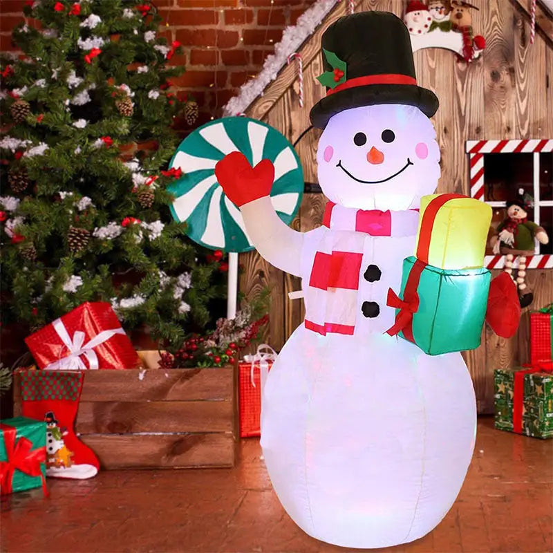 Christmas LED Inflatable Yard Decor – Santa Tree Snowman - Home & Garden > Seasonal Holid