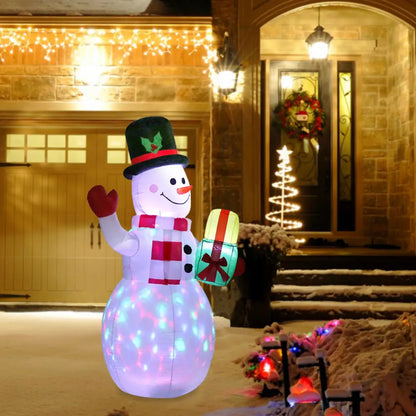 Christmas LED Inflatable Yard Decor – Santa Tree Snowman - Home & Garden > Seasonal Holid