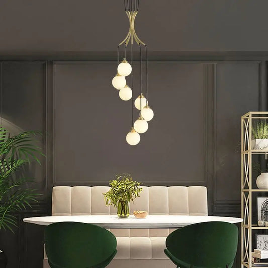 Creative Nordic Modern Chandelier for Staircase Living Dining - Home & Garden > Lighting