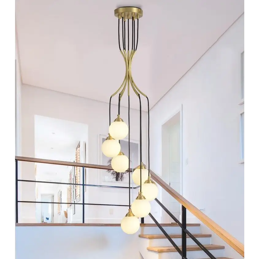 Creative Nordic Modern Chandelier for Staircase Living Dining - Home & Garden > Lighting