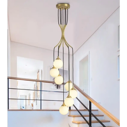 Creative Nordic Modern Chandelier for Staircase Living Dining - Home & Garden > Lighting