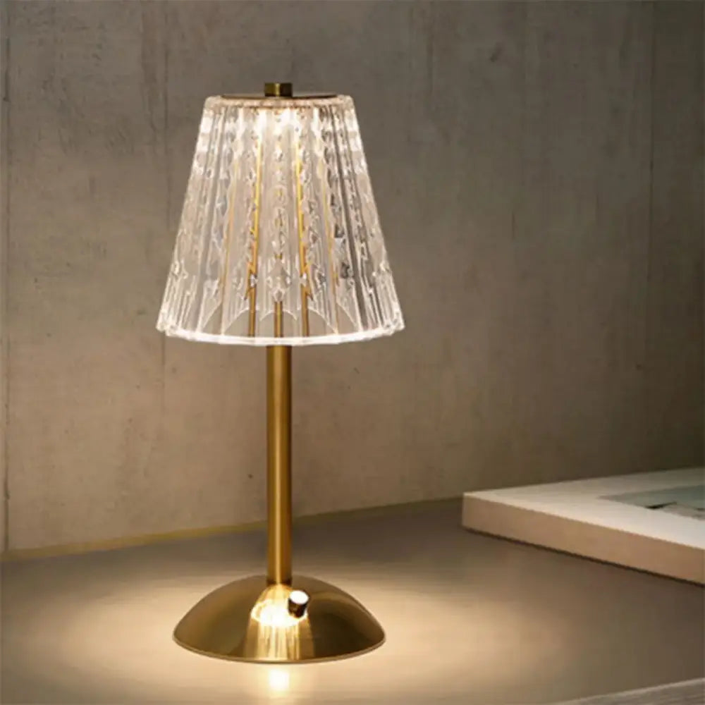 Crystal Retro Table Lamp with Dimming Modes - Lighting > & Floor Lamps lamps
