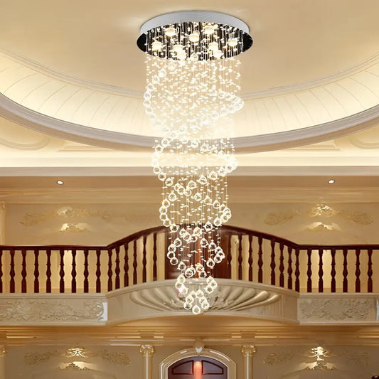 Double Spiral LED Modern Staircase Chandelier - Lighting > Ceiling lights Chandeliers