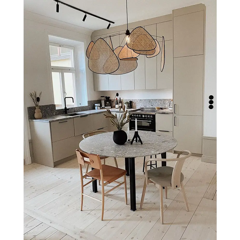 French Rattan Wicker Chandelier for Living Bedroom - Home & Garden > Lighting Fixtures