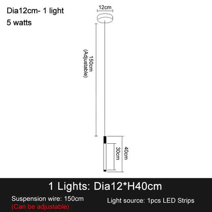 Long Led Strip Spiral Chandelier for Staircase,Lobby,Foyer