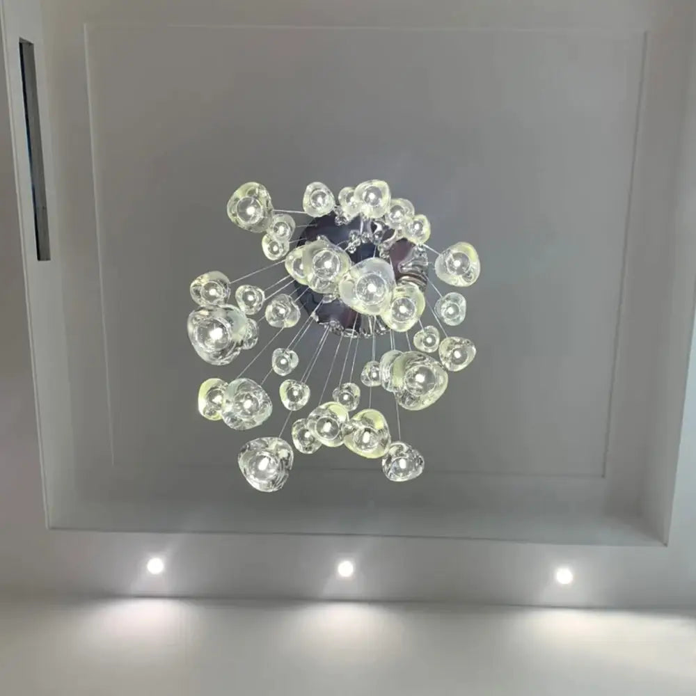 Luxury Modern Crystal LED Chandelier for Staircase Lobby - Home & Garden > Lighting