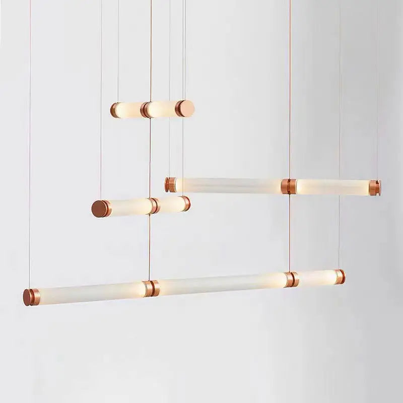 Luxury Nordic Colored Glass Pendant Light for Dining Kitchen - Lighting