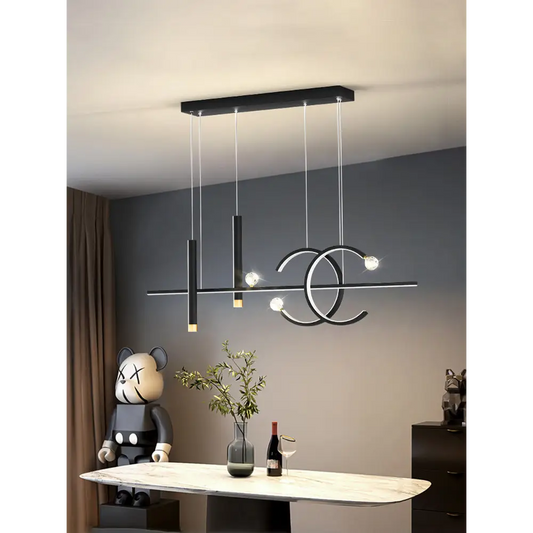 Luxury Nordic Pendant Light for Dining Kitchen Bedroom - Warm / Black - Lighting