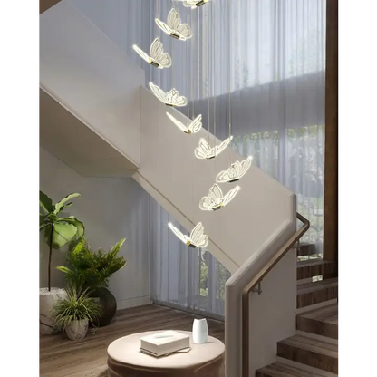 Modern Butterfly Chandelier for Living Staircase Bedroom - Home & Garden > Lighting