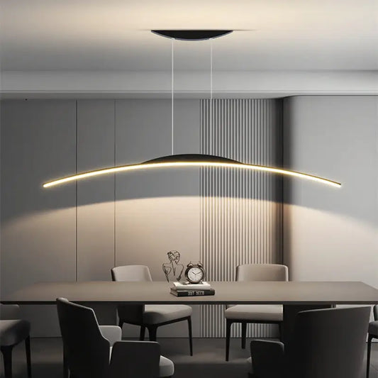 Modern Minimalist Black Chandelier for Dining Kitchen - Home & Garden > Lighting Fixtures