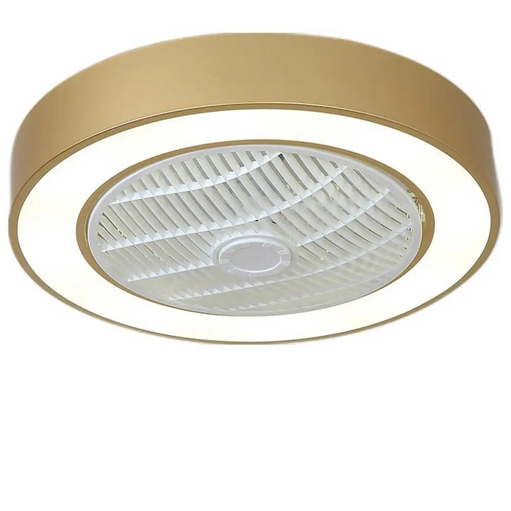 Nordic Round Bladeless Ceiling Fan Light - Lighting > lights Fans