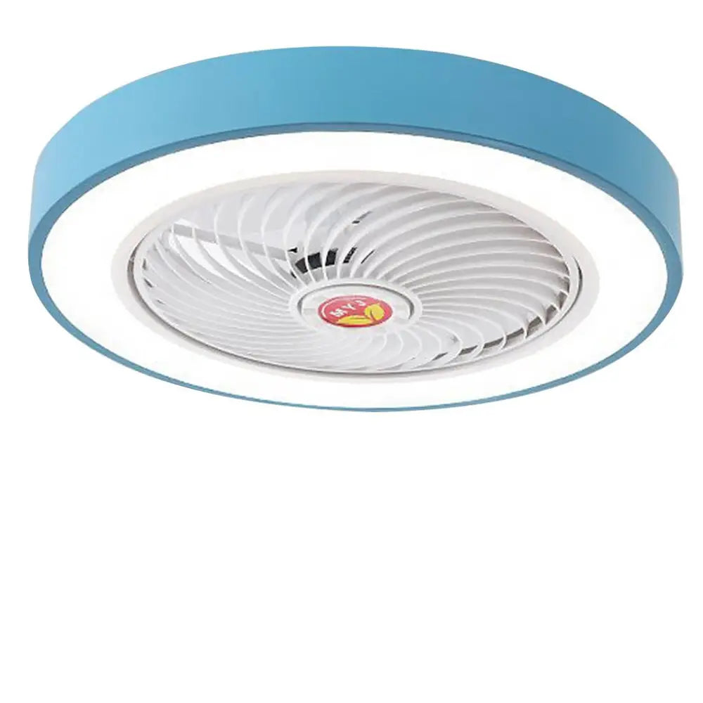 Nordic Round Bladeless Ceiling Fan Light - Lighting > lights Fans