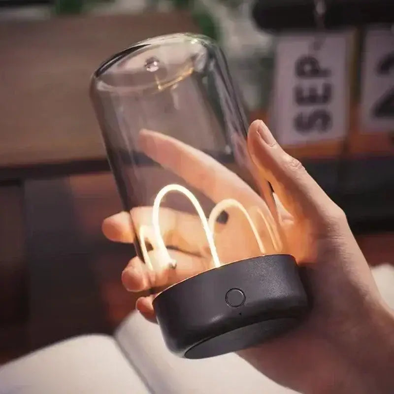 Portable Magnetic Ambient Lamp with Type-C Charging - Lighting > Table & Floor Lamps lamps