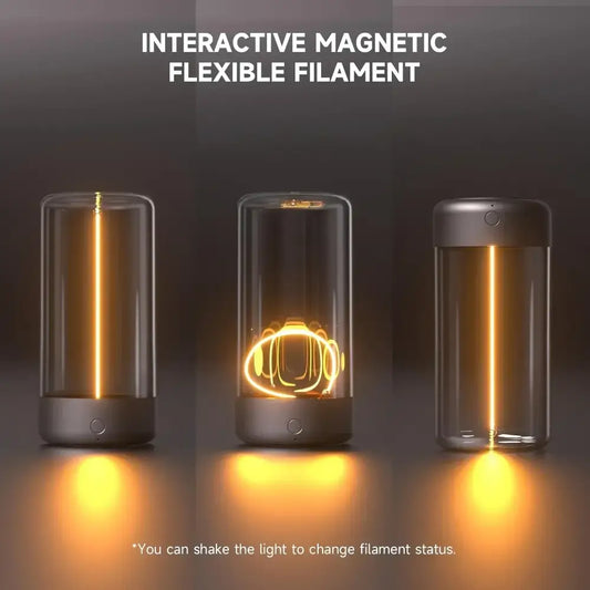 Portable Magnetic Ambient Lamp with Type-C Charging - Deep space gray - Lighting > Table